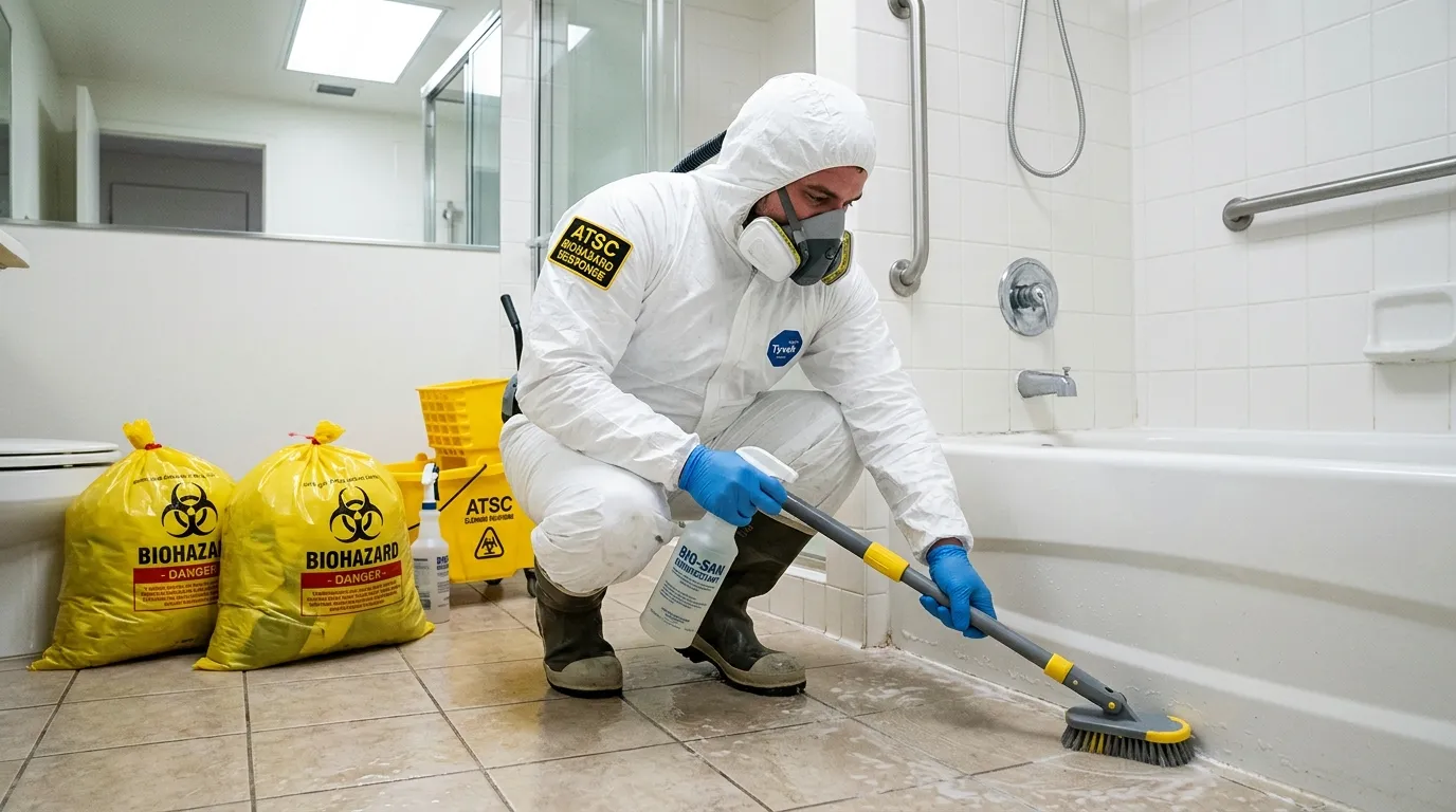 Decontamination equipment deployed for Blood Cleanup in Baychester